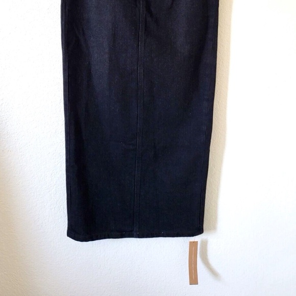 Unworn Reformation Daria Ultra High Rise Denim Maxi Skirt in Nidri - Picture 7 of 11